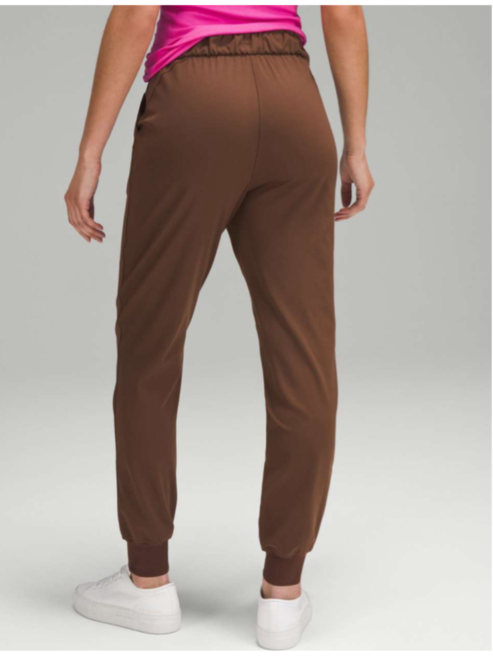 Lululemon Stretch High Rise Jogger Full Length Java Brown Size 6 - Picture 2 of 9